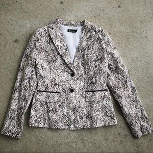 New York & Company // Brown snakeskin jacket // 4